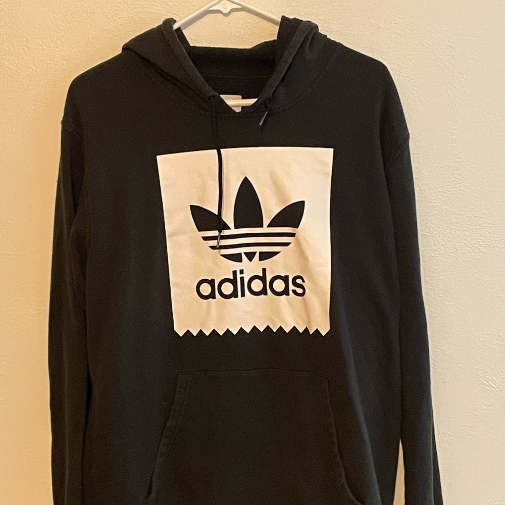 Black Adidas Hoodie Lg